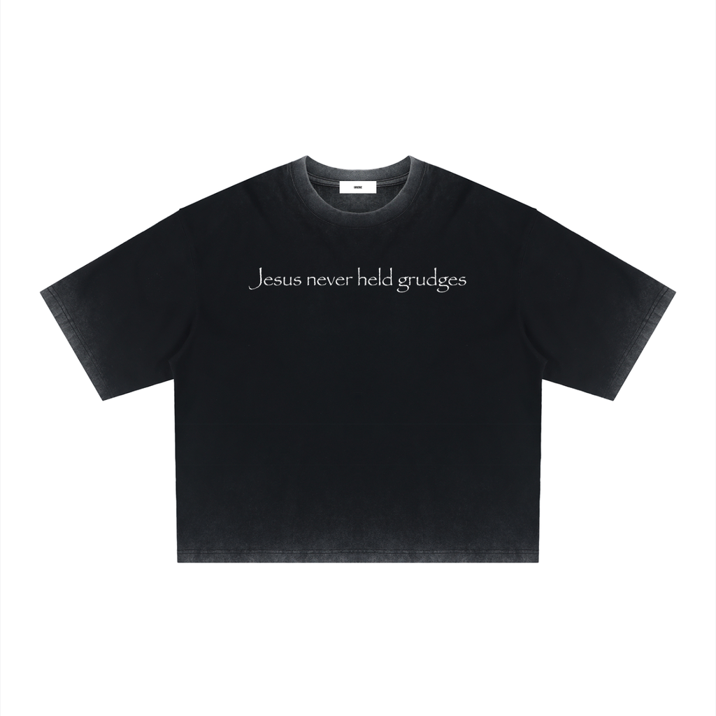 Jesus Never Held Grudges T-Shirt | Christian Streetwear | Unisex Cotton Tee