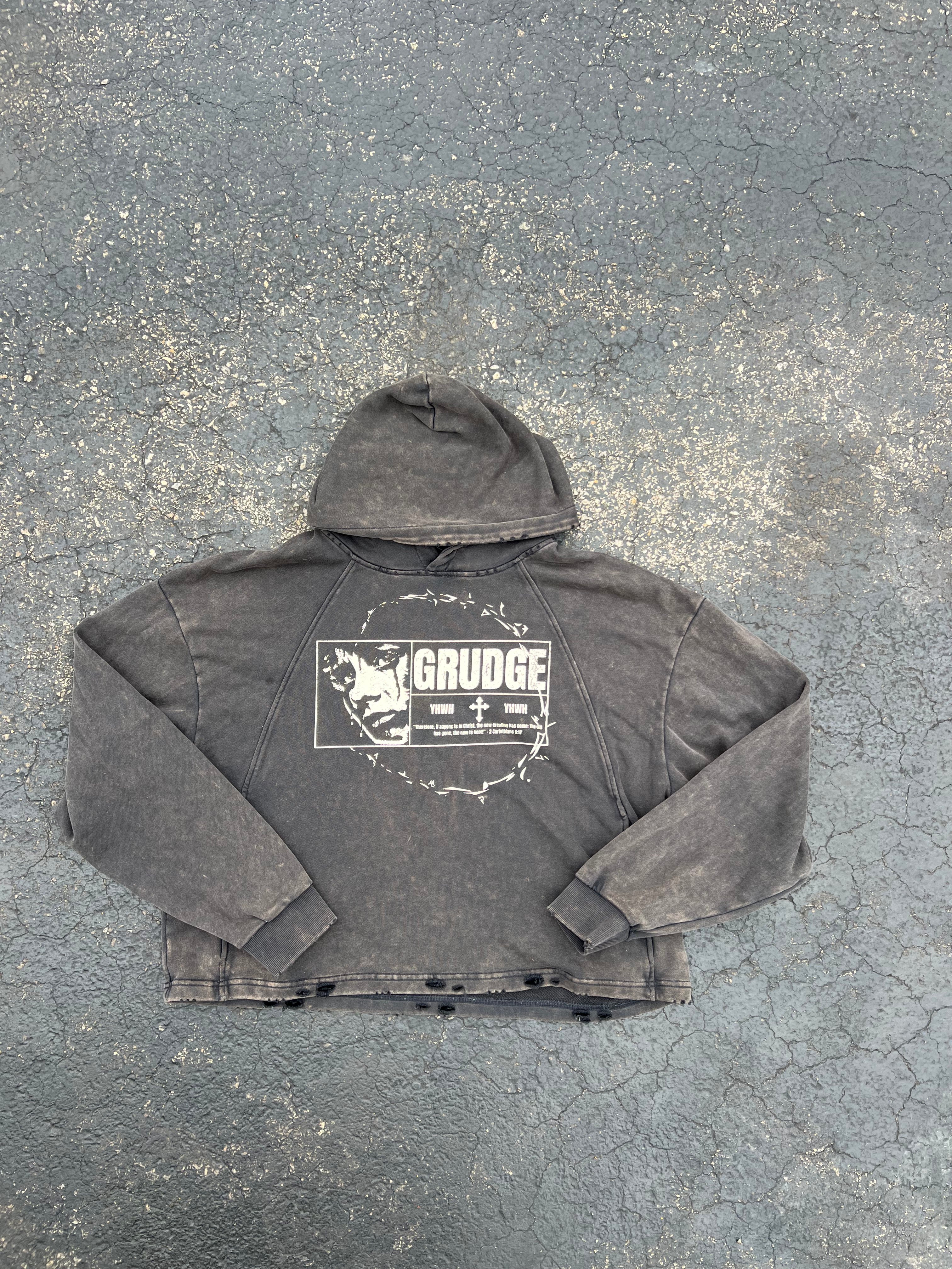 GRUDGE YHWH Cropped Pullover