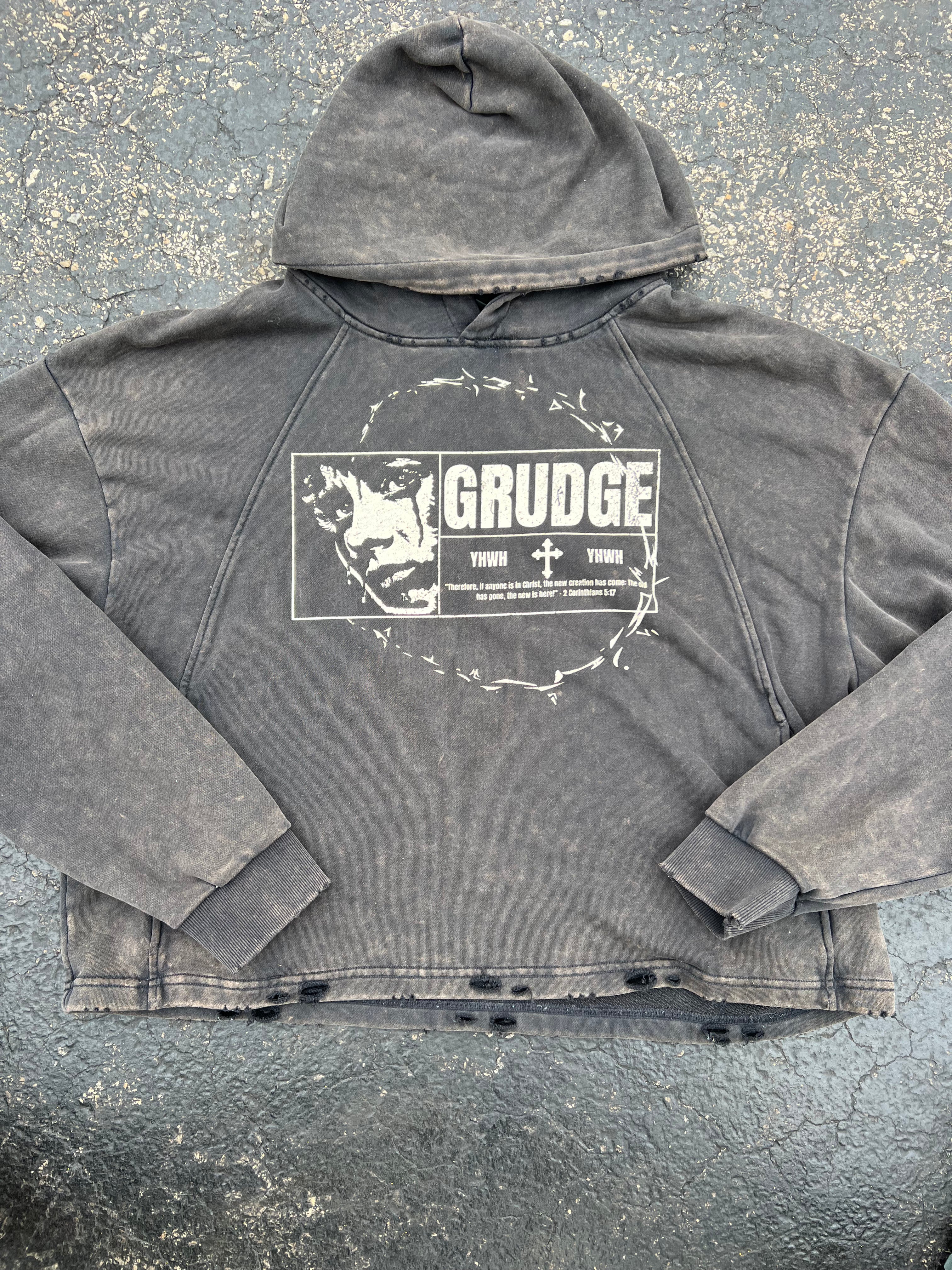 GRUDGE YHWH Cropped Pullover