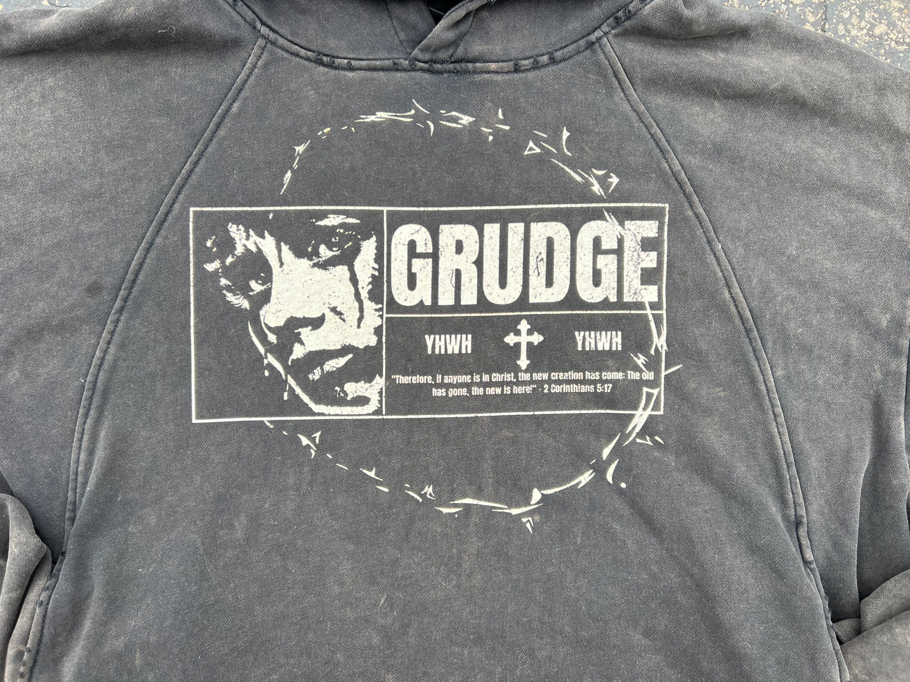 GRUDGE YHWH Cropped Pullover